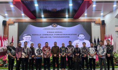 Karutan Balikpapan Hadiri Lepas Sambut Dan Serah Terima Jabatan Kalapas Tenggarong